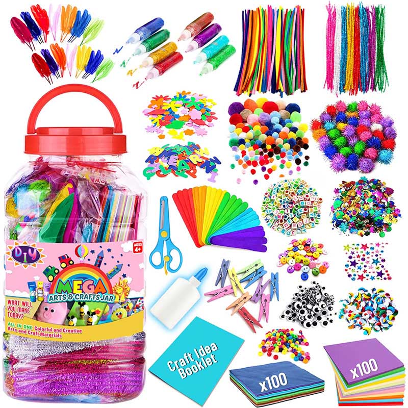 Wie können Kinder DIY -Kunsthandwerk Kreativität und Lernen inspirieren?