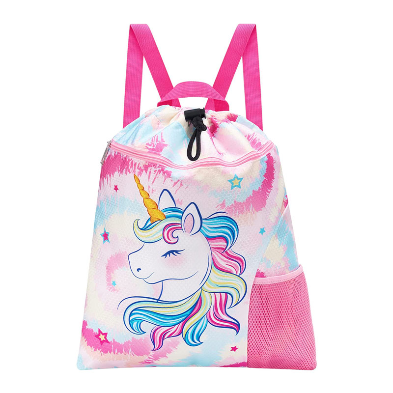 Einhorn-Kinder-Rucksack mit Kordelzug